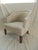 Beige Mid-Century Modern Dunbar Style Barrel-Back Arm Club Chair For Sale - Image 8 of 10