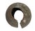 Metal Old Lg African Mbole Anklet Bracelet Trade Currency 9" W Congo For Sale - Image 7 of 7