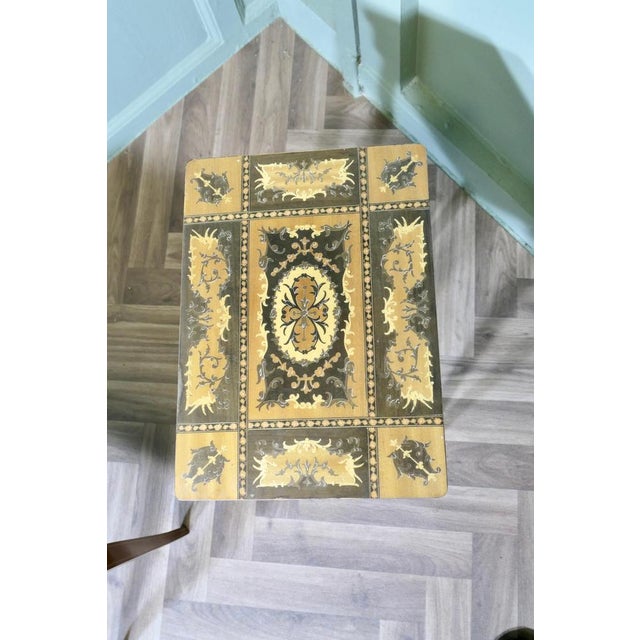 Wood Vintage Italian Musical Side Tables, 1960 For Sale - Image 7 of 10