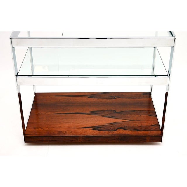 Vintage Chrome Drinks Trolley from Merrow Associates, 1960 For Sale - Image 9 of 11