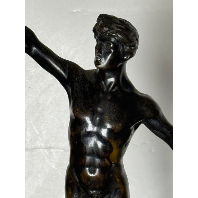 Art Nouveau 1900s Bronze Sculpture by German Artist by Schmidt Hofer For Sale - Image 3 of 11