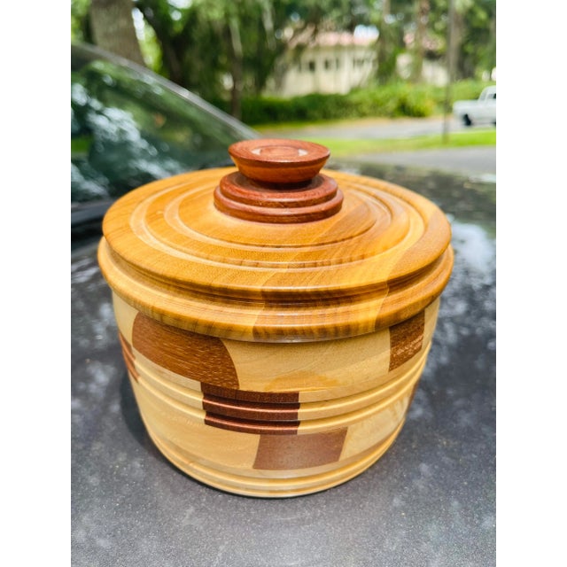 Late 20th Century Wooden Box For Sale - Image 5 of 5