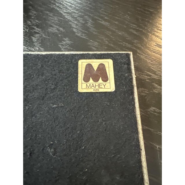 Metal Chrome Bronze Pocket Tray by Jean Claude Mahey For Sale - Image 7 of 8