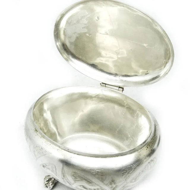 Art Nouveau Austro-Hungarian Sugar Bowl, 1890s For Sale - Image 4 of 10