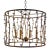 Currey & Company Modern Gold Adagio Chandelier For Sale