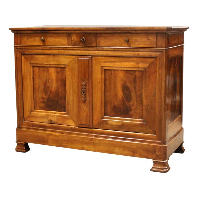 19th-Century Louis Philippe Sideboard in Walnut For Sale
