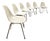 Vintage Fiberglass DSX Dining Chairs by Charles & Ray Eames for Herman Miller, 1960s, Set of 6 For Sale