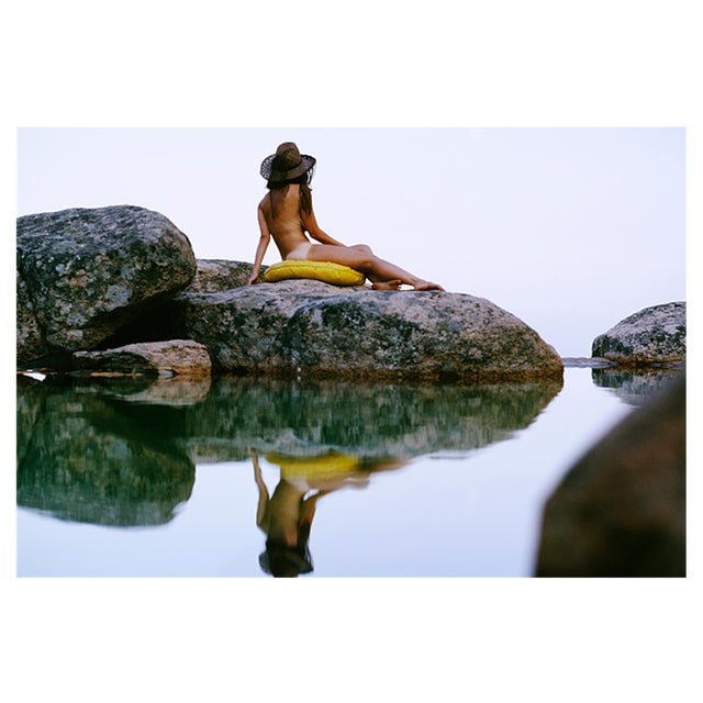 Slim Aarons, Monte Mano, Estate Stamped Photographic Print For Sale