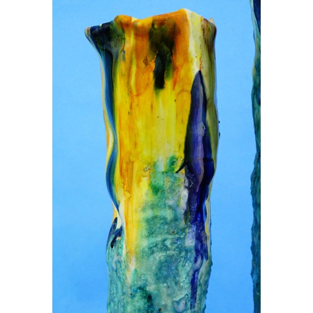 20th Century Ceramic Vase by G EC Amalfi, Gestione Esercizio Ceramiche attributed to Gambone, 1950s For Sale - Image 18 of 18
