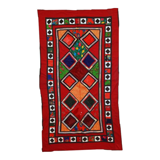 Handmade Vintage Uzbek Suzani Patchwork, 1960s For Sale