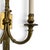 French Mid 20th Century Louis XVI Style Brass Tromp l'Oeil Tassle Sconces- A Pair For Sale - Image 3 of 5