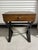 Brown Writing Desk or Secretary Style Desk on Trestle Style Legs, 21st Century For Sale - Image 8 of 9