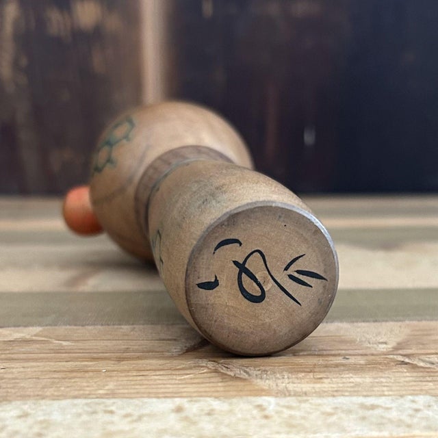 Black Kokeshi by Inosuke Kobayashi, 1950s For Sale - Image 8 of 15