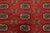 Red Bokhara Rug 5’2” X 7’9” Red Wool Tribal Hand-Knotted Oriental Carpet For Sale - Image 8 of 13