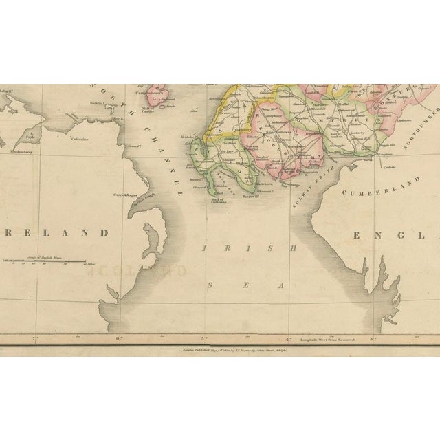 Antique Map of Scotland by T. L. Murray, 1830 For Sale - Image 3 of 10