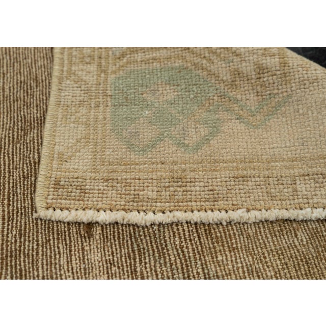Turkish Mini Rug Oriental Hand Knotted Vintage Rug 1'7" x 2'11" #21201 For Sale In Houston - Image 6 of 8