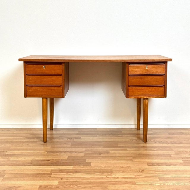 Writing Desk in Teak, 1950s-60s, Denmark For Sale - Image 14 of 14