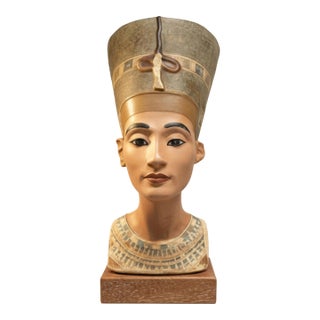 1961 Alva Museum Replicas Nefertiti Bust For Sale