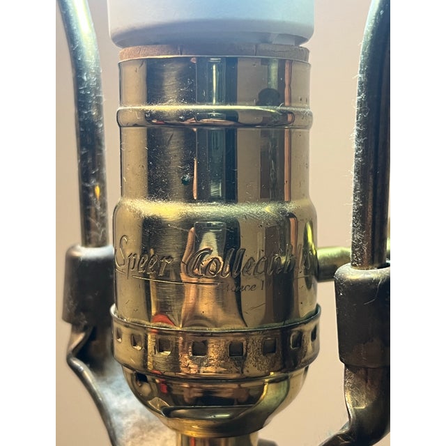 Brass Vintage Speer Collectibles 1919 Neoclassical Trophy Urn Table Lamp, Brass/Bronze. For Sale - Image 8 of 11