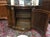 Vintage Console Cabinet, Burl Walnut Narrow Cabinet For Sale - Image 4 of 12