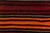 Mid 20th Century Bold Orange & Madder Red Flatweave Rug For Sale - Image 11 of 14