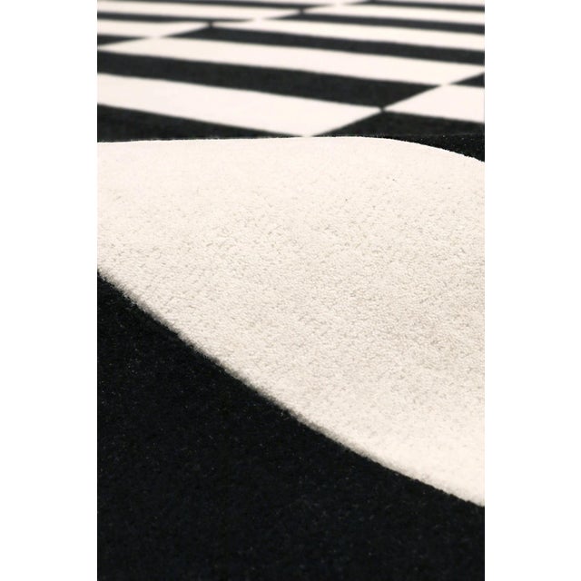 Modern Pasargad Home Rodeo White Area Rug- 9' 9" X 13' 9" For Sale - Image 3 of 5