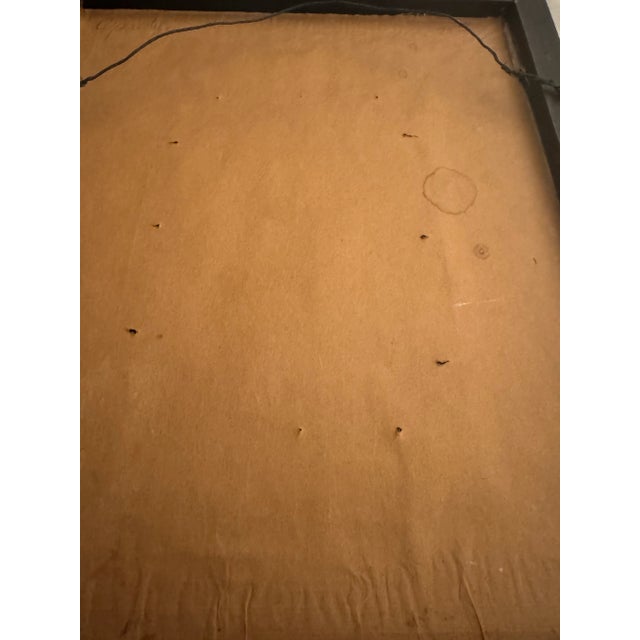 Dorothy Roe Brown Oil Painting on Board – Framed Still Life of Wine Bottle & Apple For Sale - Image 10 of 10