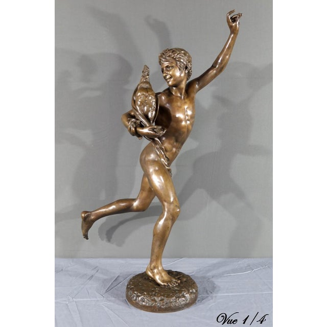 A. Falguière, Winner in the Cockfight, Late 19th Century, Bronze For Sale - Image 4 of 18