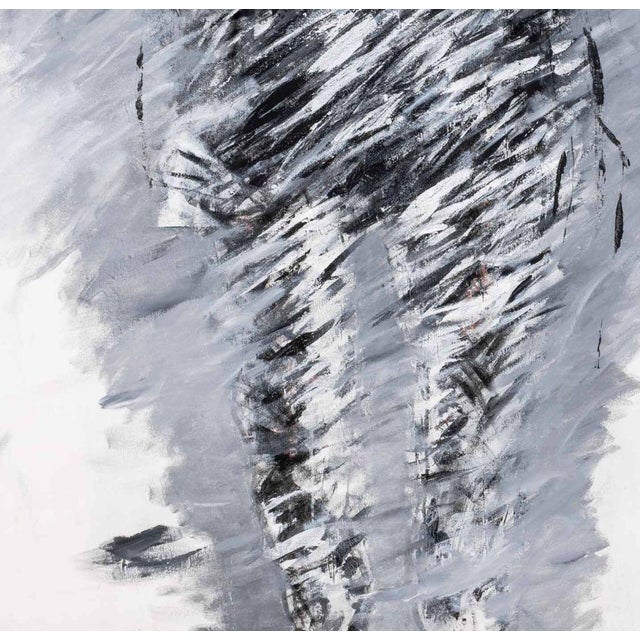 Contemporary Domenick Capobianco Abstract Figure Oil on Canvas For Sale - Image 3 of 5