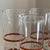 Large Mid-20th Century Woven Cane Pattern Tumblers -- Set of 7 For Sale - Image 14 of 16