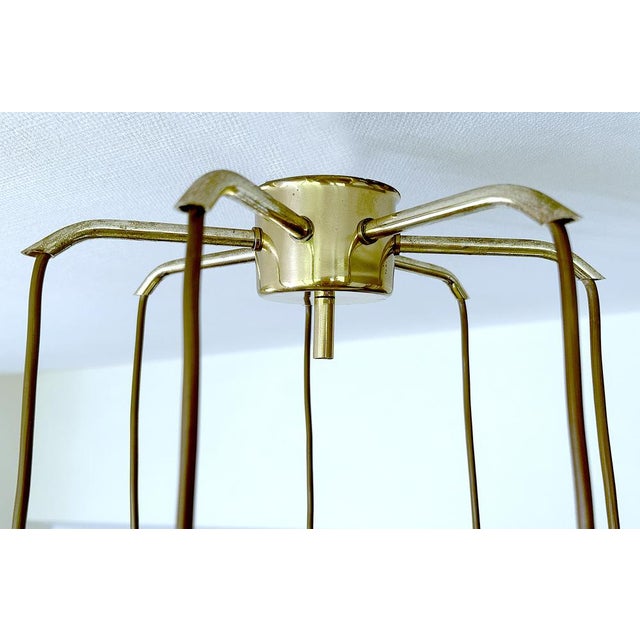 Mid-Century Cascade Pendant Light in Brass from Staff Leuchten, 1970s For Sale - Image 16 of 18