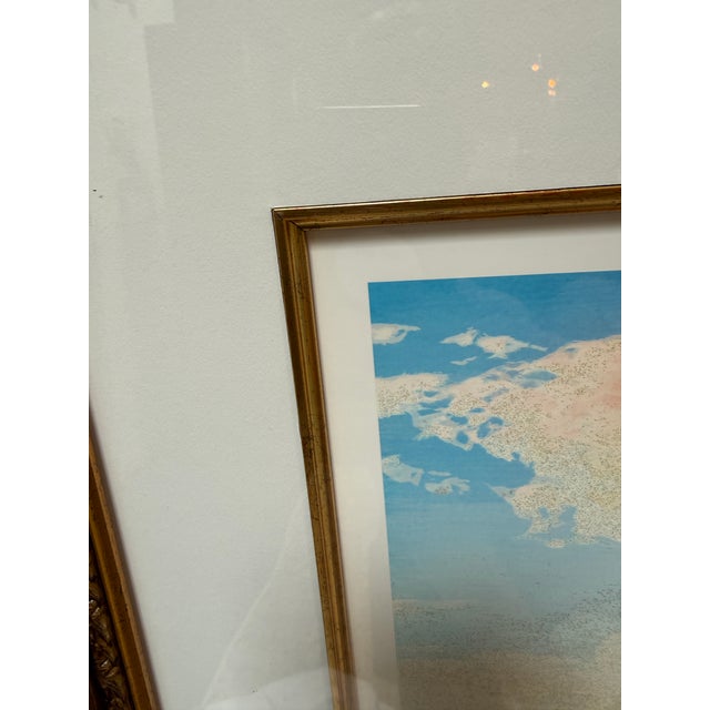 Sky Blue Alexander Chen Windmill at Golden Gate Park Original Artwork, Signed For Sale - Image 8 of 12
