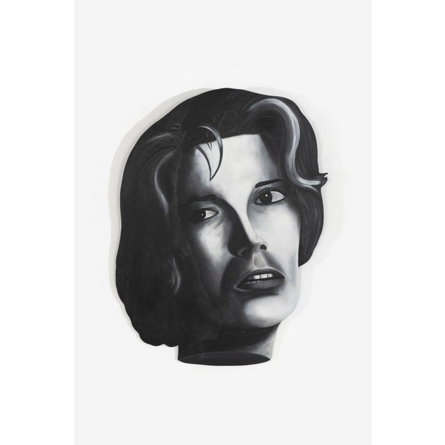 Wood Ken Warneke – Suite of Triptych Face Paintings 1984 For Sale - Image 7 of 12
