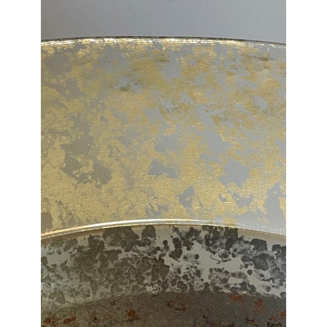 Green Large Green Glass Bowl & Candleholders, Spain For Sale - Image 8 of 13