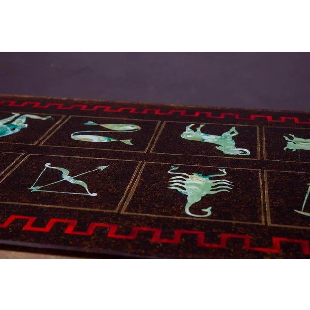 Glass Zodiac Cocktail or Coffee Table from Fontana Arte For Sale - Image 10 of 12