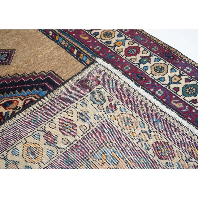 Antique Bidjar Rug 4'6'' x 7'3'' For Sale - Image 4 of 12