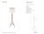 Suzanne Kasler by Visual Comfort Signature Madeleine Floor Lamp in Gilded Iron with Linen Shade Designer: Suzanne Kasler...
