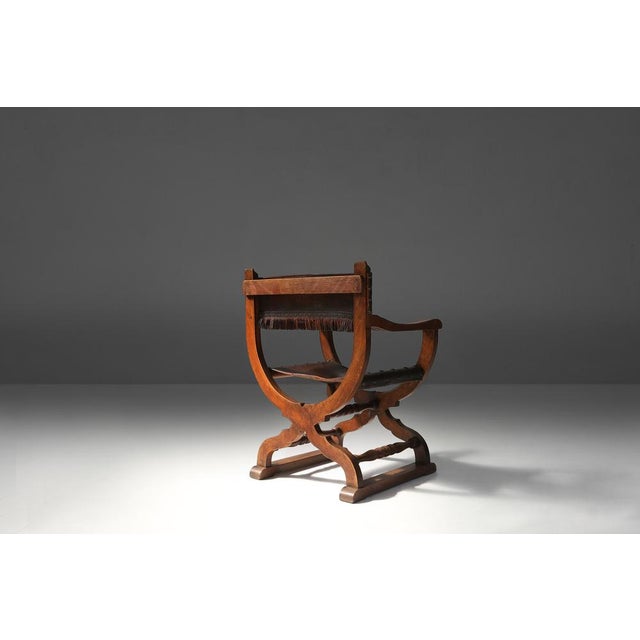 Neo-Renaissance Throne Chair, 1890s For Sale - Image 3 of 17