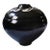 Large Signed Black and White Abstract Studio Pottery Vase For Sale