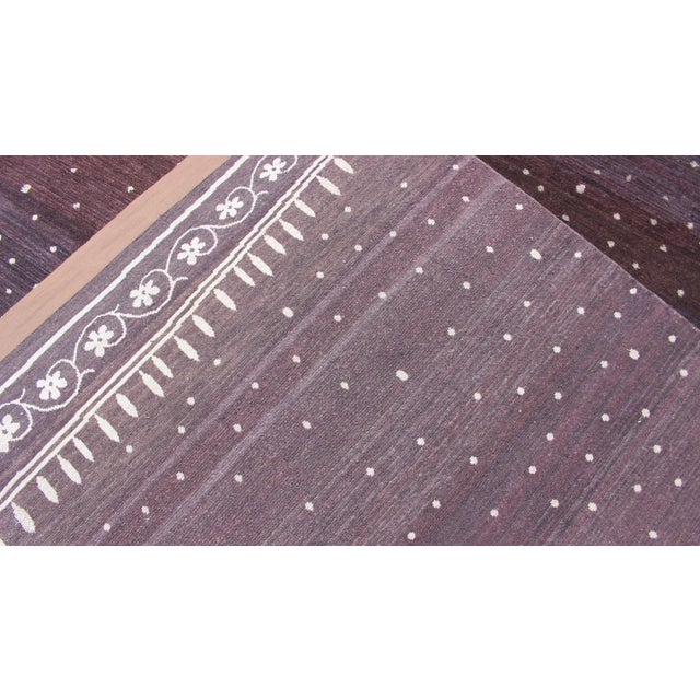 Tibetan Silk and Wool Modern Rug by Keivan Woven Arts, 8'10" X 12'1" For Sale - Image 12 of 13