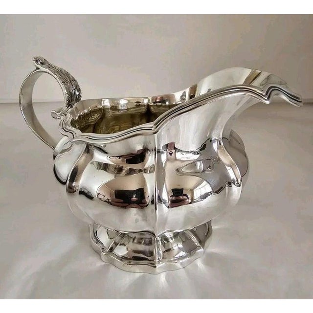William IV Sterling Silver Cream Jug by William Eaton, 1834 For Sale - Image 14 of 18