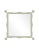 Contemporary Fleur Home Carnival Iko Iko Square Mirror in Mizzle, 45x45 For Sale - Image 3 of 3