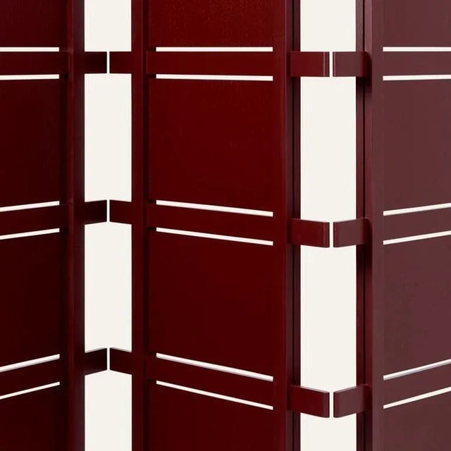 Red Fold Room Divider by Storängen Design For Sale - Image 4 of 6