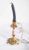 Table Lamp and Candleholders in and Metal, Set of 3 For Sale - Image 4 of 10
