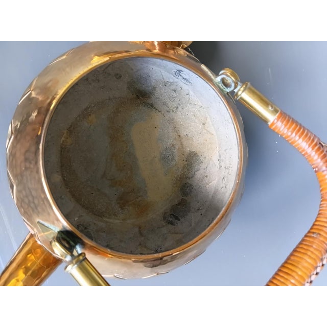 1900s WMF Samovar Art Nouveau Jugendstil Copper and Brass Liberty Style For Sale - Image 11 of 14