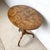 1970s Weiman Oxford Burl Veneer Pedestal Accent Table For Sale - Image 5 of 16