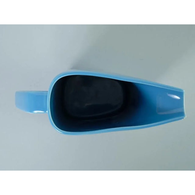 Blue Vintage Swedish Jug from Höganäs For Sale - Image 8 of 12