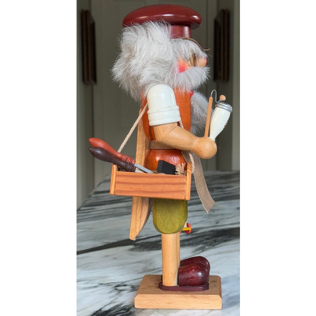 1980’s Christian Holzkunst Ulbricht Nutcracker - Toymaker / Carpenter Motif For Sale - Image 12 of 18