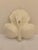 Mid-Century Modern 1950s Sylvan Collection Lenox Ivory 3-Section Divided Leaf Dish - 24k Gold Trim For Sale - Image 3 of 4