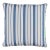 Schumacher x Mark D. Sikes Markie Stripe 20" Pillow In Indigo For Sale
